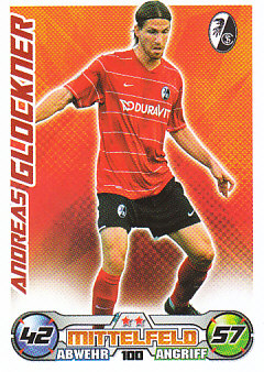 Andreas Glockner SC Freiburg 2009/10 Topps MA Bundesliga #100
